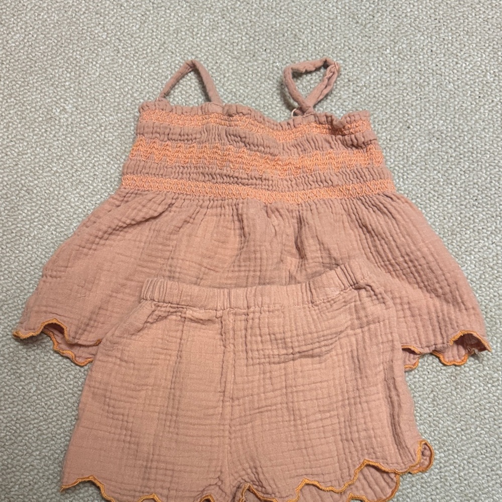 H&M Kids Matching Set in Peach and Orange